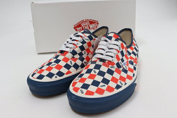 スタンダードカリフォルニアSTANDARD CALIFORNIA ×バンズVANS V44R SD Authentic Type2スニーカー新品（コラボトートバッグ付き）【MFWA33668】【紺赤白】【US9(27cm)】【未使用】【沖縄.離島以外 送料無料】【DM200606】