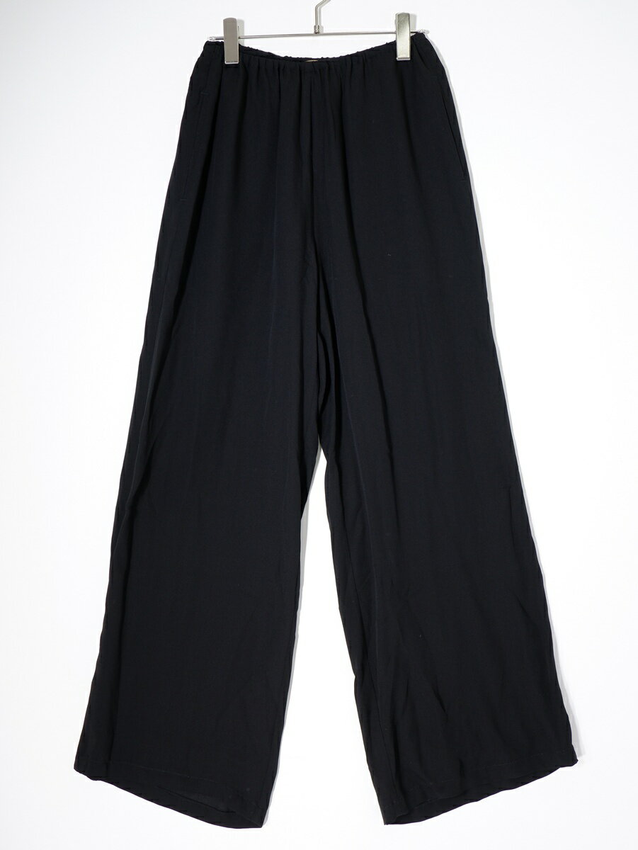 Deuxieme Classeドゥーズィエムクラス 2023SS Sheer イージー パンツ【LPTA79669】【ブラック】【36】【中古】【沖縄.離島以外 送料無料】【DM251021】