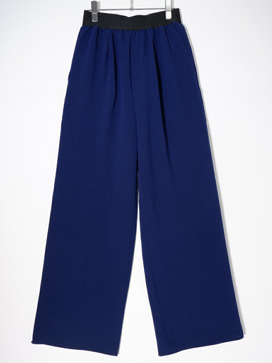 L'Appartementアパルトモン 2023SS EASY WIDE PANTSイージーワイドパンツ【LPTA76270】【ネイビー】【36】【中古】【沖縄.離島以外 送..
