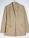 BURBERRY LONDONバーバリーロンドン 高級 羊毛ウールカシミヤ3Bジャケット【LJKA69271】【ベージュ】【38】【中古】【沖縄.離島以外 送料無料】【DM220912】
