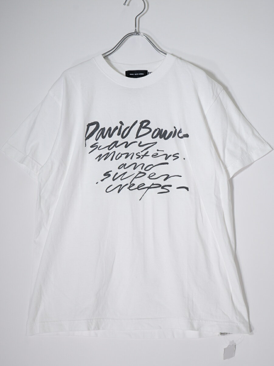GOOD ROCK SPEEDグッドロックスピード L'Appartementアパルトモン購入 DAVID BOWIE WHITE TEE Tシャツ【LTSA79672】【ホワイト】【フリー】【中古】【沖縄.離島以外 送料無料】【DM251021】