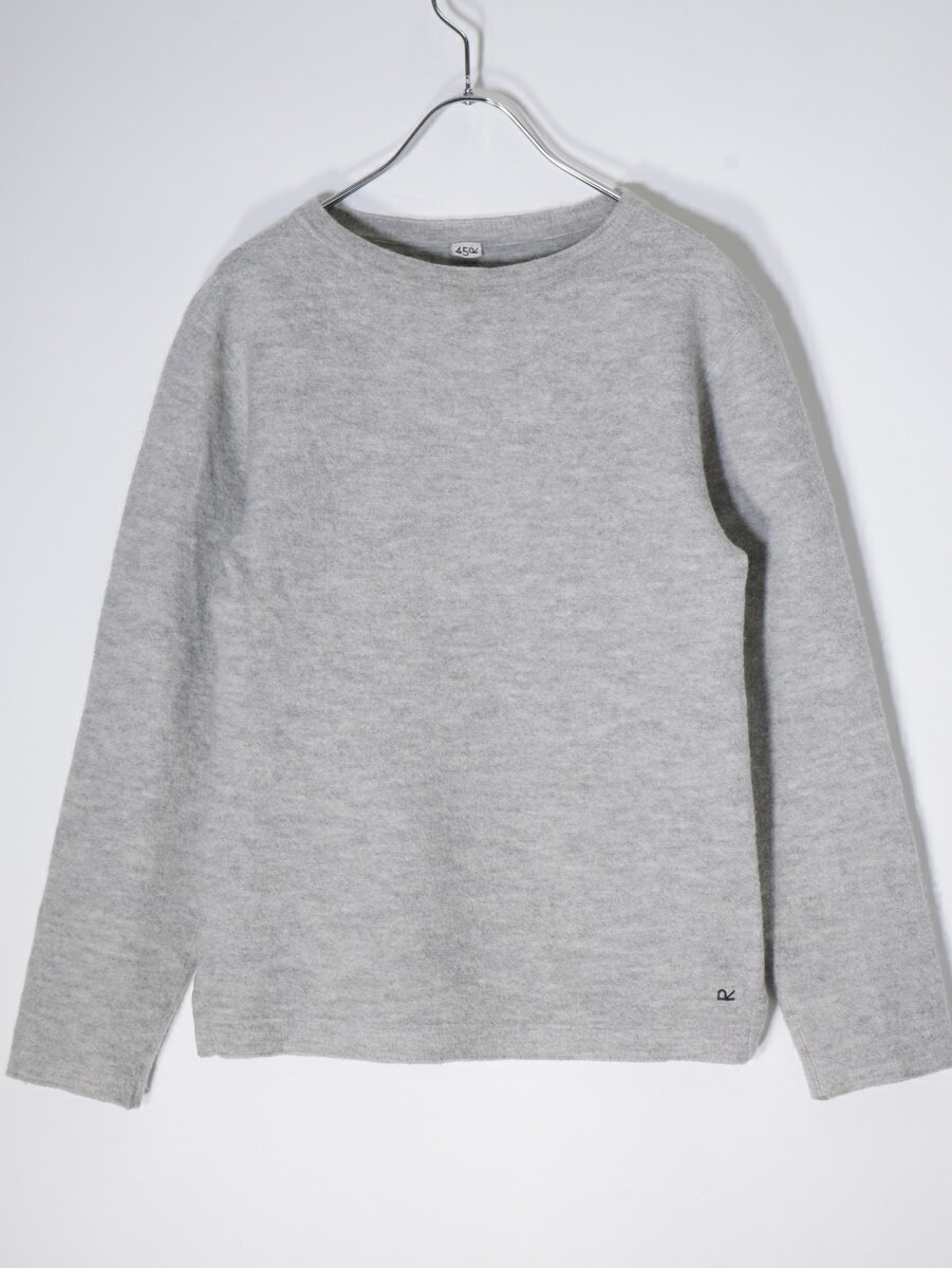SDL45Rフォーティーファイブアールニットセーター綿100%グレーレディース 今季 2025AW フォーティーファイブアール 45R ギマニットソーの908長袖