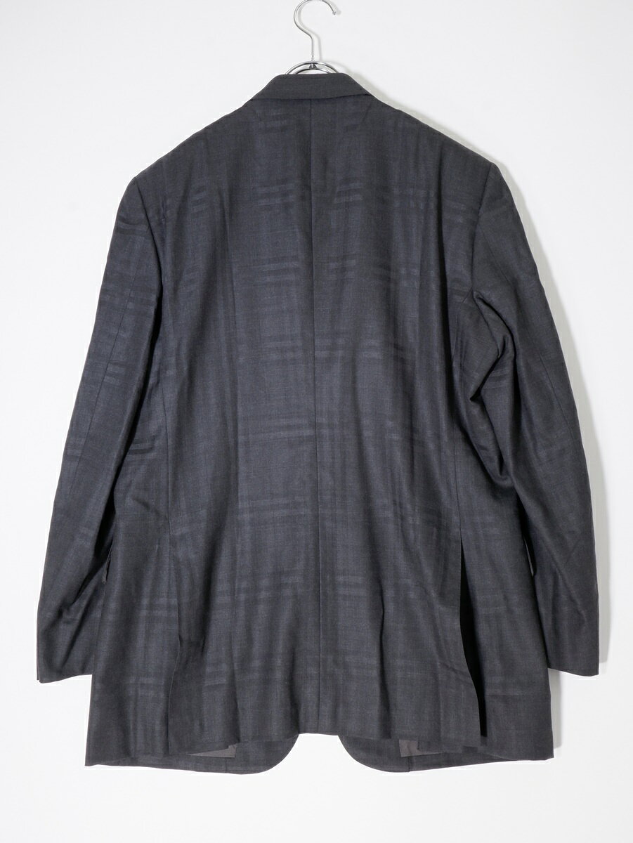 楽天 期間中 ! BURBERRY LONDON バーバリー ロンドン 高級ウールシルク シャドーチェック 2Bテーラードジャケ filt-10057523 ブランド古着の買取販売 渋谷FILT サンプル画像2