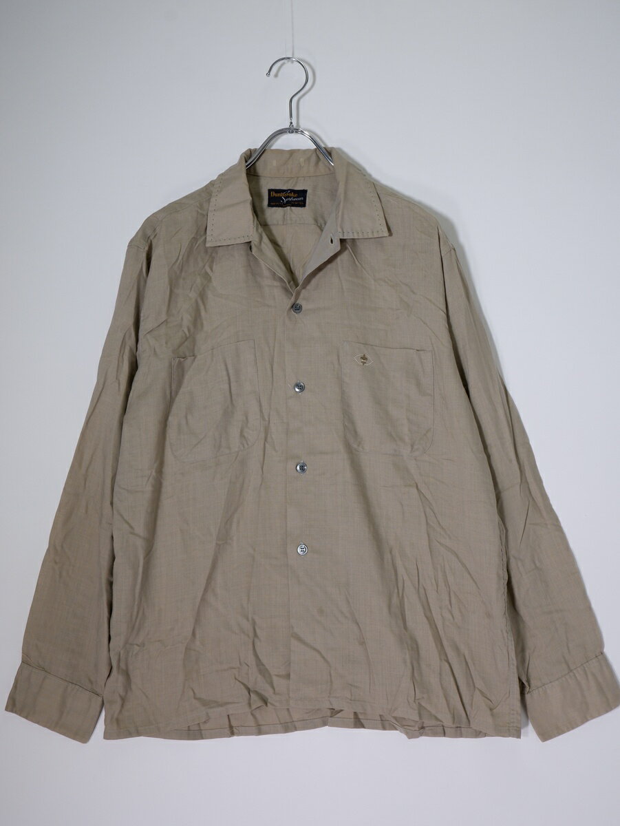 Rakuten - VINTAGE.ヴィンテージ品 60’s 60年代 Dunbrooke Sportswear ボックスシャツ【MSHA81873】【カーキベージュ】【15.5(M)】【中古】【沖縄.離島以外 送料無料】【DM260512】
