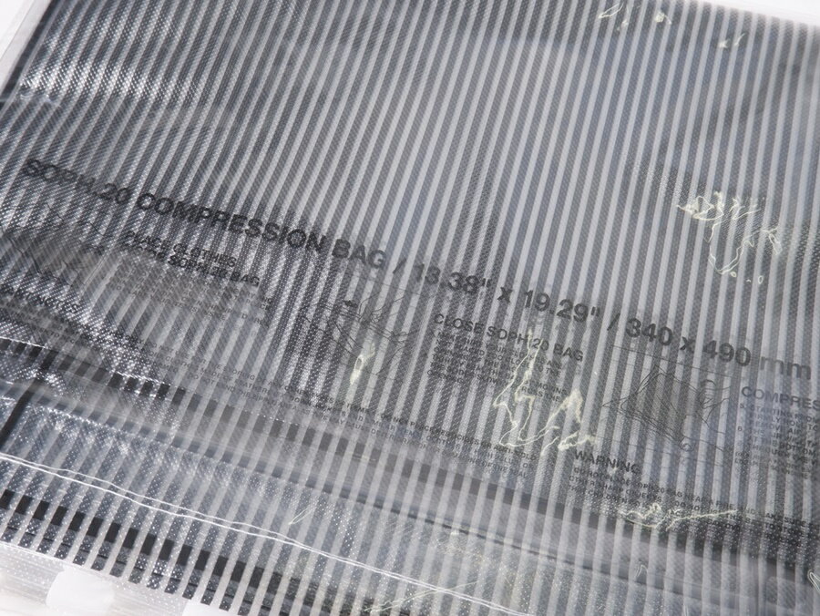 SOPHNET.ソフネット COMPRESSION BAG MEDIUM (SET OF 5) コンプレッションバッグM 5枚セット新品【MZCA73773】【ホワイト|ブラック】【M】【未使用】【沖縄.離島以外 送料無料】【DM240903】