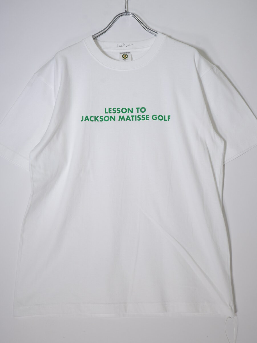JACKSON MATISSE/ジャクソンマティス 2024SS LESSON TO JMG Tee Tシャツ新品【MTSA75274】【ホワイト】【L】【未使用】【沖縄.離島以外 送料無料】【DM240605】