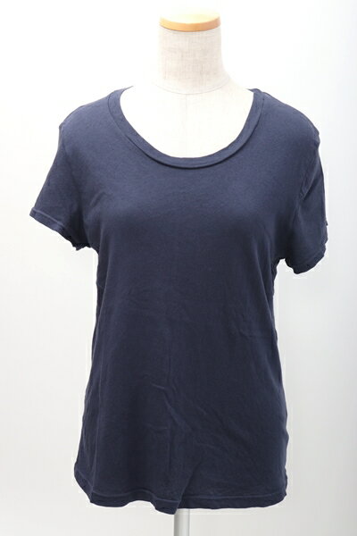 Rakuten - LACAUSAラカウサ L'Appartementアパルトモン購入2019SS クルーネックTシャツ【LTSA57075】【ネイビー】【S】【中古】【沖縄.離島以外 送料無料】【DM190817】