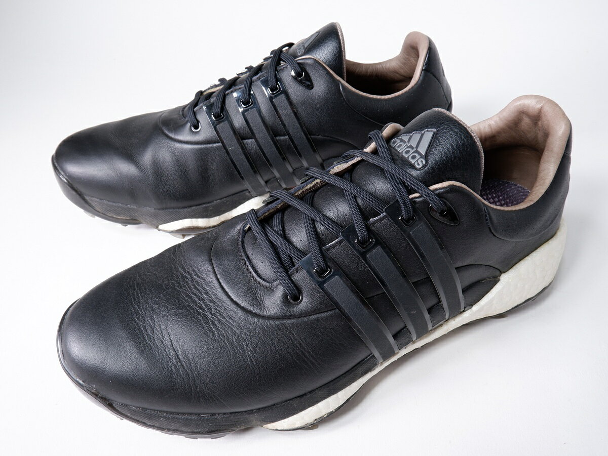 アイテム説明 ブランド adidas Golfアディダス ゴルフ アイテム TOUR360 22 GZ3158 ゴルフシューズ サイズ US11.5(29cm)　- カラー ブラック 素材 - 状態 B:やや傷や汚れあり（特記事項:ソールを中心に汚れがございます。1.2度プレーに使用された程度だと思います。）　 コメント 【付属品（取り外し可）】→なし【商品情報】→『品番 GZ3158/商品名TOUR360 22』 商品番号 MFWA82975 表示番号 DM260721