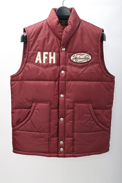 cootieクーティー Padded Trucker Vest中綿トラッカーベスト【MJKA54575】【バーガンディ】【S】【中古】【沖縄.離島以外 送料無料...