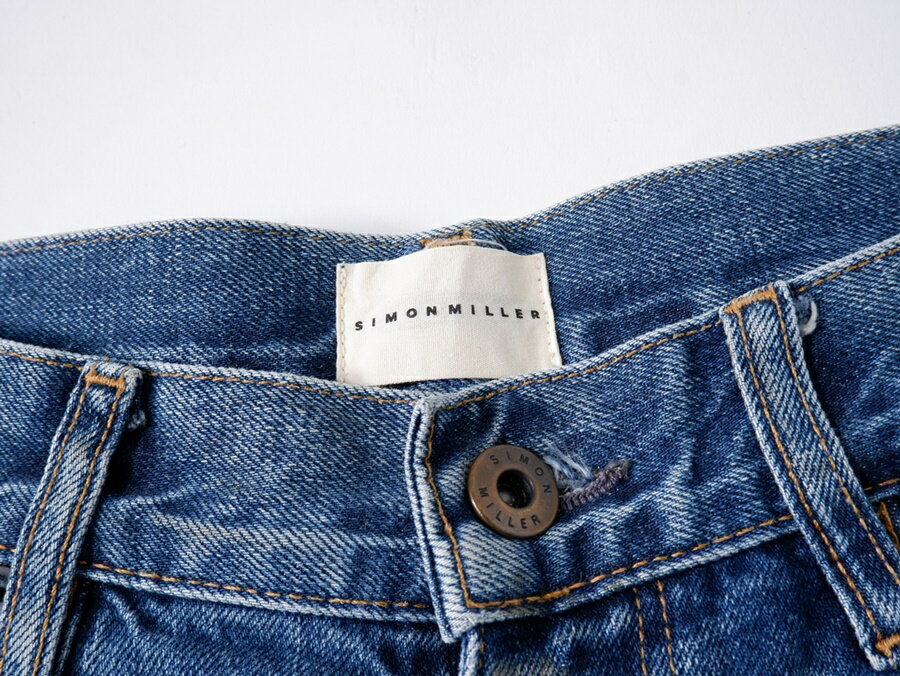 SIMON MILLERサイモンミラー L'Appartementアパルトモン購入Cut Off Denimカットオフデニム【LDNA77276】【ブルー】【27】【中古】【沖縄.離島以外 送料無料】【DM250128】