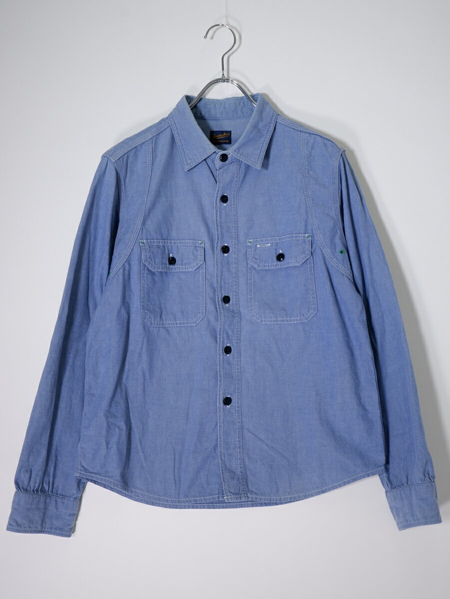 テンダーロイン　シャンブレー TENDERLOIN テンダーロイン HIGH NECK CHAMBRAY SHT ハイネック