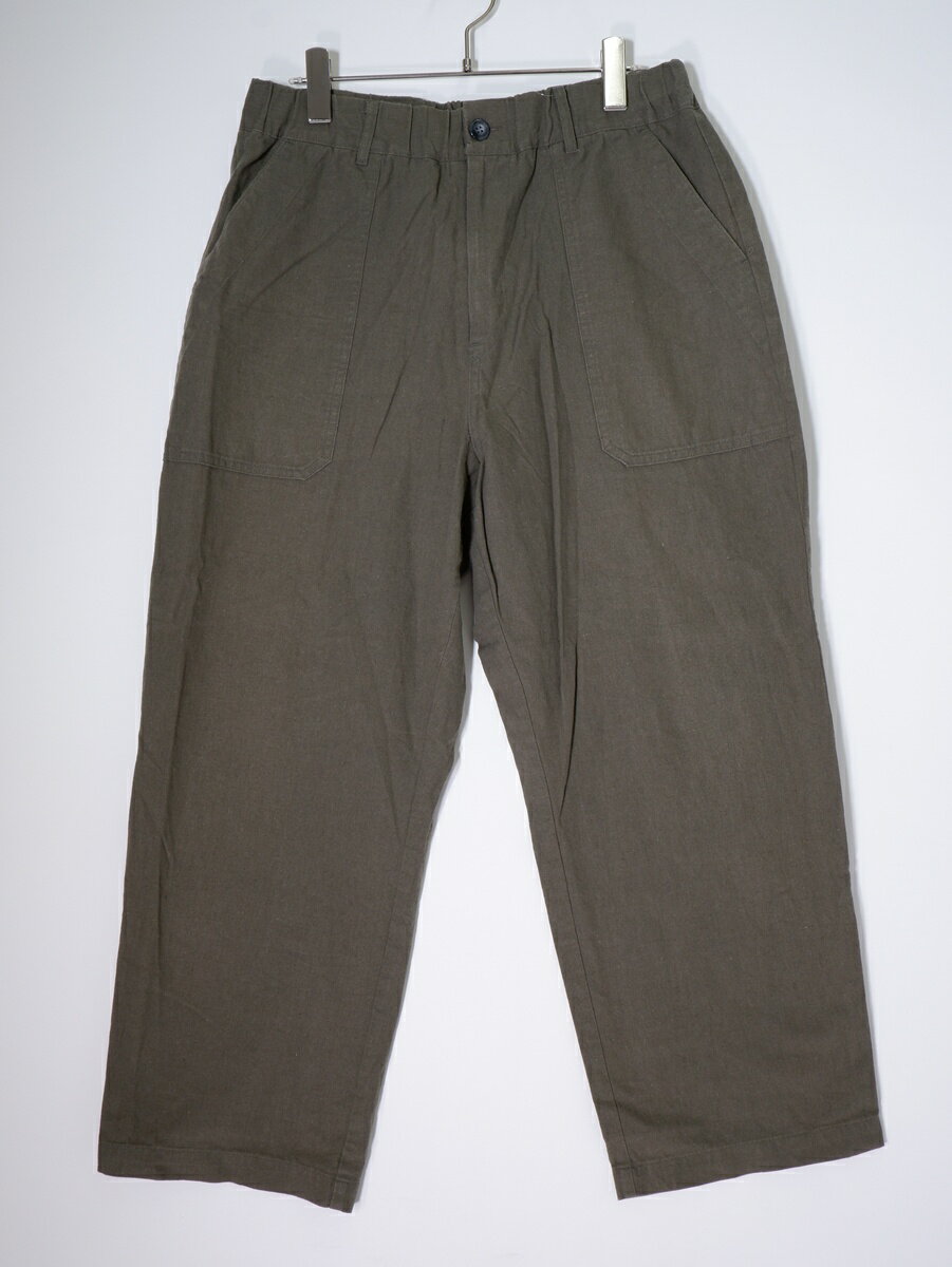 Rakuten - BEAT.F.P.Gビートエフピージー D.J.EAZY TYPE2 COTTON LINEN コットンリネン ベイカーイージーパンツ【MPTA80478】【カーキ】【L】【中古】【沖縄.離島以外 送料無料】【DM260113 】