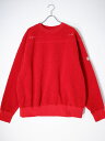 C.E CAVEMPTシーイー/シーイー BOA FLEECE PULLOVERボアフリースプルオーバー シャツ【MTSA74478】【レッド】【L】【中古】【2点以上同時購入で送料無料】【DM240326】