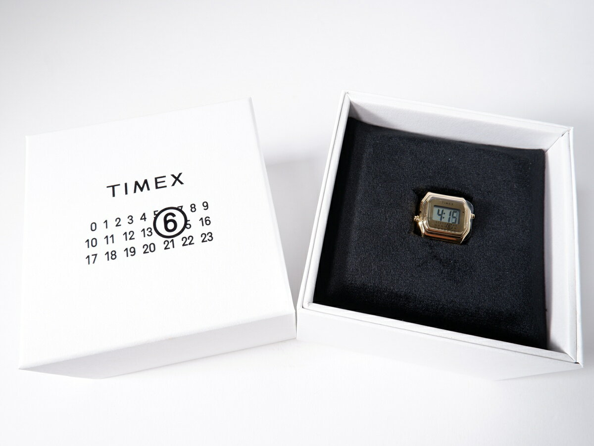 MM6エムエム6Maison Margielaメゾンマルジェラ × Timex T80リングウォッチ S/M(タイメックス)新品【MAC..