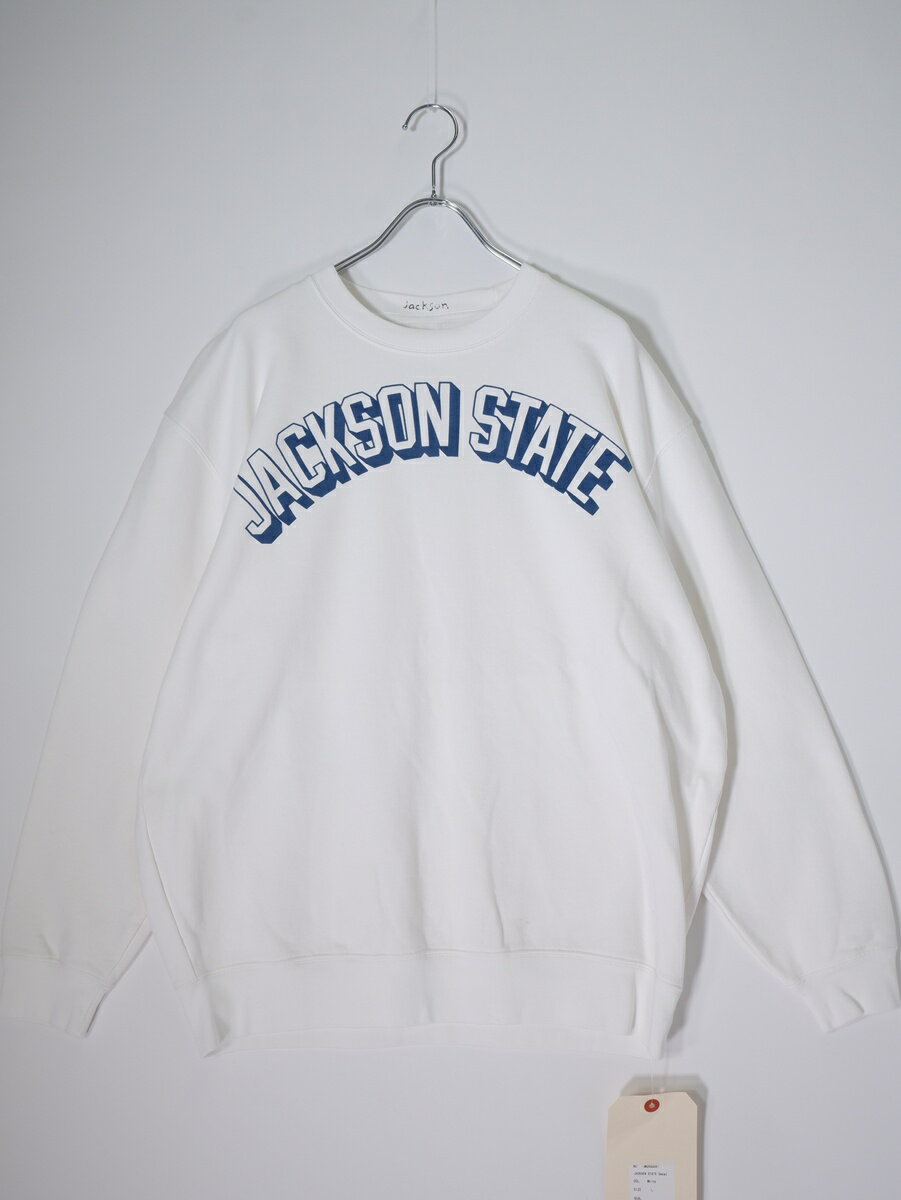 Rakuten - JACKSON MATISSEジャクソンマティス 2026SS JACKSON STATE Sweatスウェット新品【MTSA81979】【ホワイト】【L】【未使用】【沖縄.離島以外 送料無料】【DM260507】