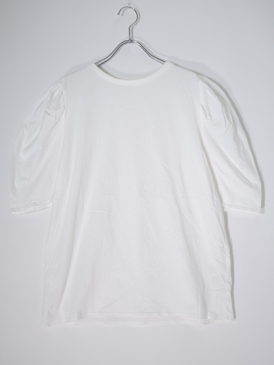 Deuxieme Classeドゥーズィエムクラス CELERIセルリ PUFF Tシャツ【LTSA79080】【白】【フリー】【中古】【沖縄.離島以外 送料無料】【DM250826】