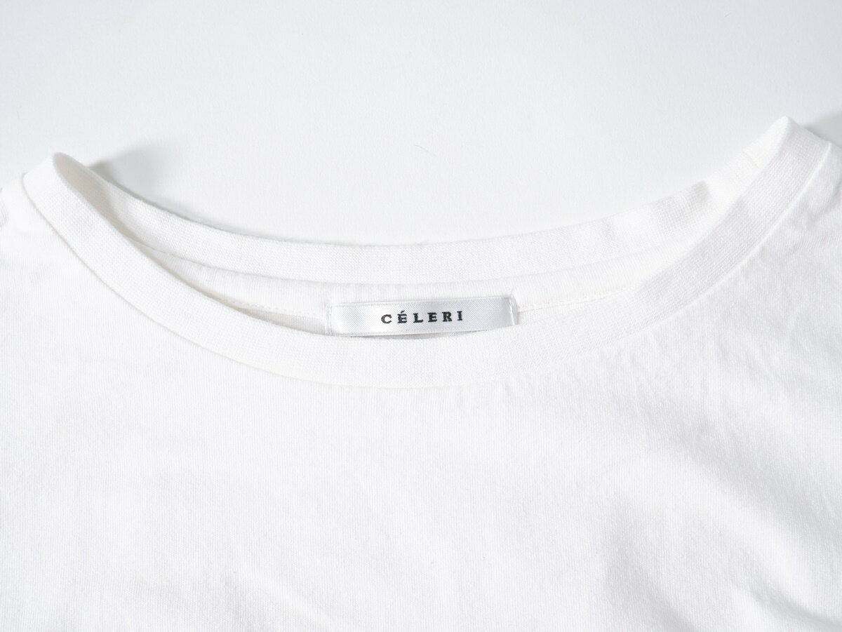 Deuxieme Classeドゥーズィエムクラス CELERIセルリ PUFF Tシャツ【LTSA79080】【白】【フリー】【中古】【沖縄.離島以外 送料無料】【DM250826】