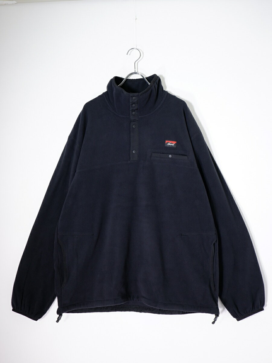 Jumper, Blouson - NANGAナンガ エアウォーム ハーフスナップフリースN2530-1P111A新品【MJKA81481】【ブラック】【XL】【未使用】【沖縄.離島以外 送料無料】【DM260414】