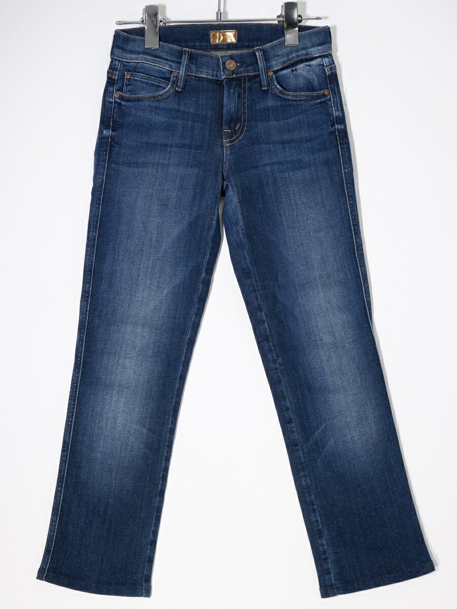 MOTHERマザー THE RASCAL WASHストレッチデニムパンツ【LDNA70382】【インディゴ】【23】【中古】【沖縄.離島以外 送料無料】【DM230117】