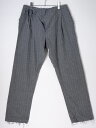 TAKAHIROMIYASHITA The SoloIst./タカヒロミヤシタ ザソロイスト 2015AW striped wool pantsストライプウールパンツ【MPTA74582】【グレー】【48】【中古】【2点以上同時購入で送料無料】【DM240415】