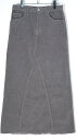 Healthy denimヘルシーデニム Plageプラージュ購入2020AW SP CORD LONG SLIT スカート【LSKA66384】【グレー】【S】【中古】【沖縄.離島以外 送料無料】【DM230207】(4)