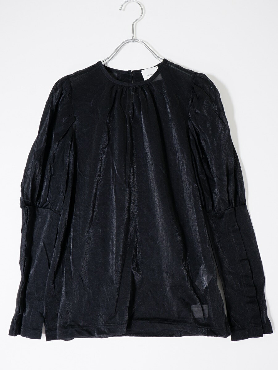 Heimkunftハイムクンフト Lame top ラメシア― プルオーバートップス ブラウス【LTSA78084】【ブラック】【フリー】【中古】【沖縄.離島以外 送料無料】【DM250505】