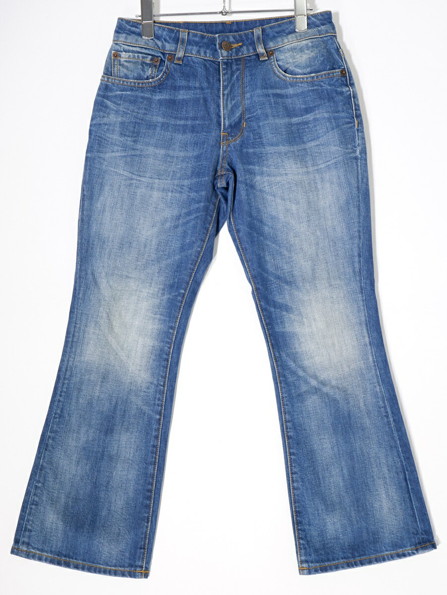 Rakuten - 6397シックススリーナインセヴン ドゥーズィエムクラス購入2017SS BLUE DENIMブルーデニム【LDNA70385】【インディゴ】【25】【中古】【沖縄.離島以外 送料無料】【DM230228】