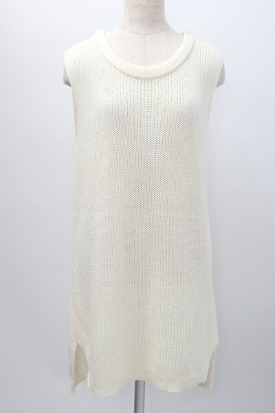 アパルトモンL'Appartement ノースリーブ Knit Vest【LKNA60085】【ホワイト】【フリー】【中古】【沖縄.離島以外 送料無料】【DM200603】