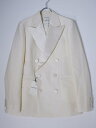 MADISON BLUEマディソンブルー W6B TUXEDO JACKET ダブルブレスト ウールタキシードジャケット【LJKA79286】【IVORY】【02】【中古】【沖縄.離島以外 送料無料】【DM250826】