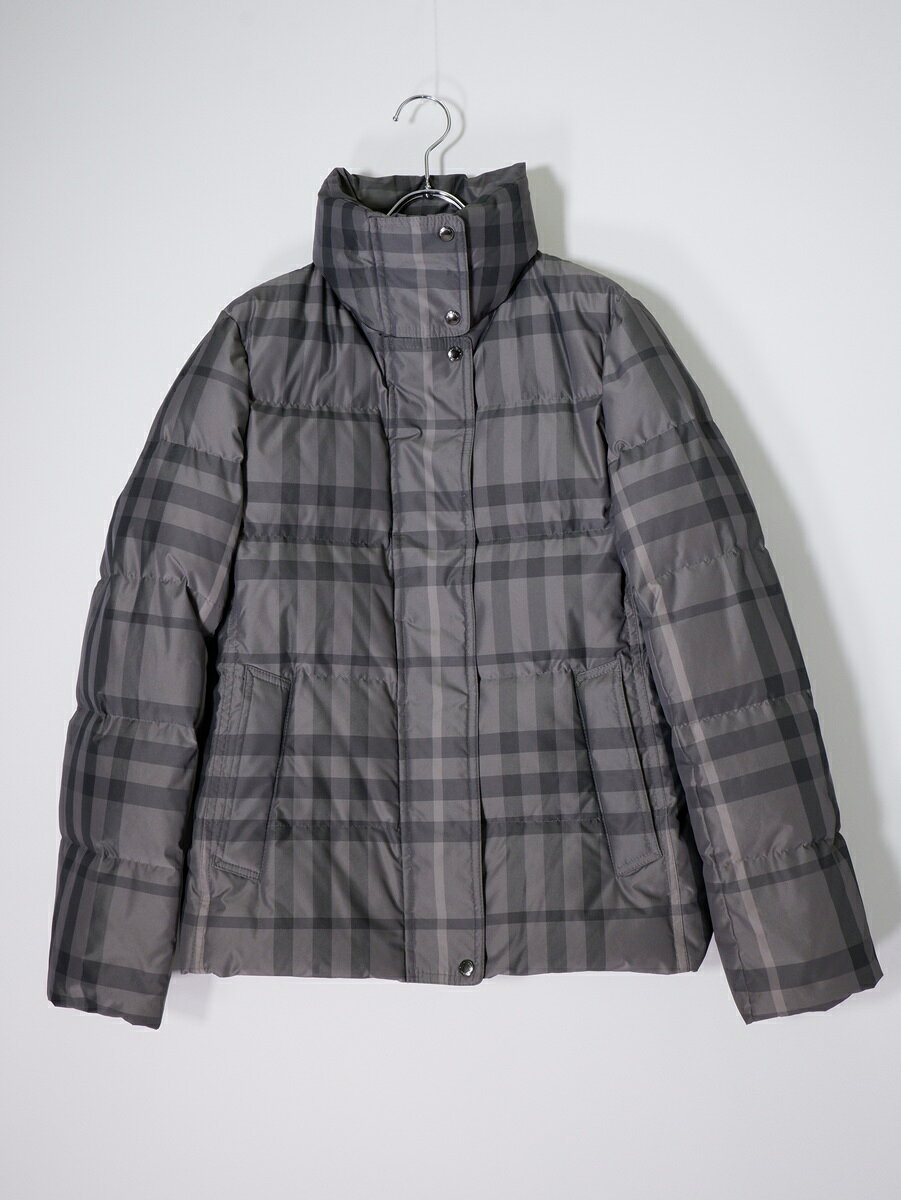 BURBERRY LONDONバーバリー ロンドン ビッグチェック 水鳥天然羽毛ダウンジャケット LJKA79886 グレー系 filt-10062128 ブランド古着の買取販売 渋谷FILT サンプル画像2