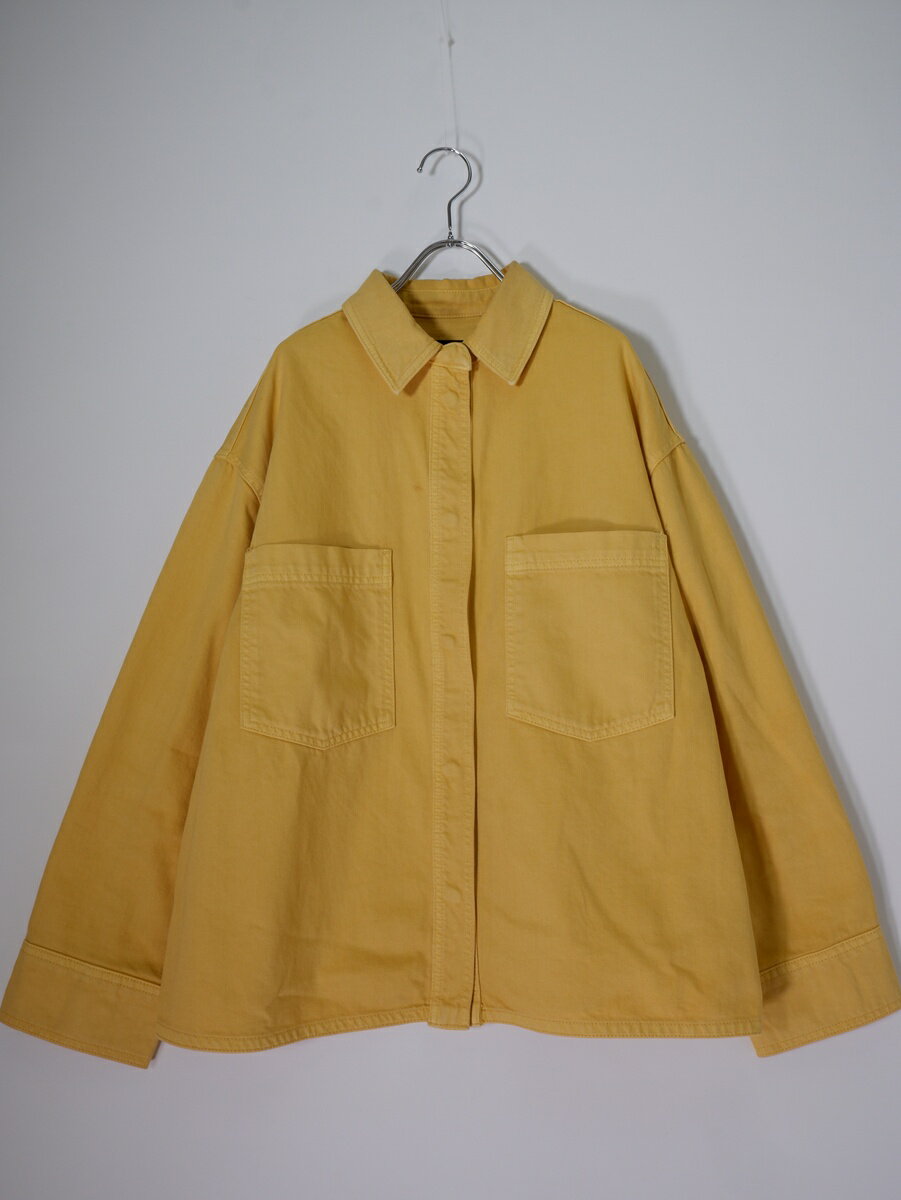 Rakuten - ZARAザラ 2025SS ZW COLLECTION capli ince ceketオーバーサイズ デニムシャツジャケット【LJKA81786】【イエロー】【M】【中古】【沖縄.離島以外 送料無料】【DM260505】