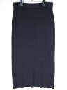 AP STUDIO(アパルトモンL'Appartement) 2018 Rib Skirtリブスカート【LSKA65986】【ブラック】【38】【中古】【沖縄.離島以外 送料無料】【DM211101】