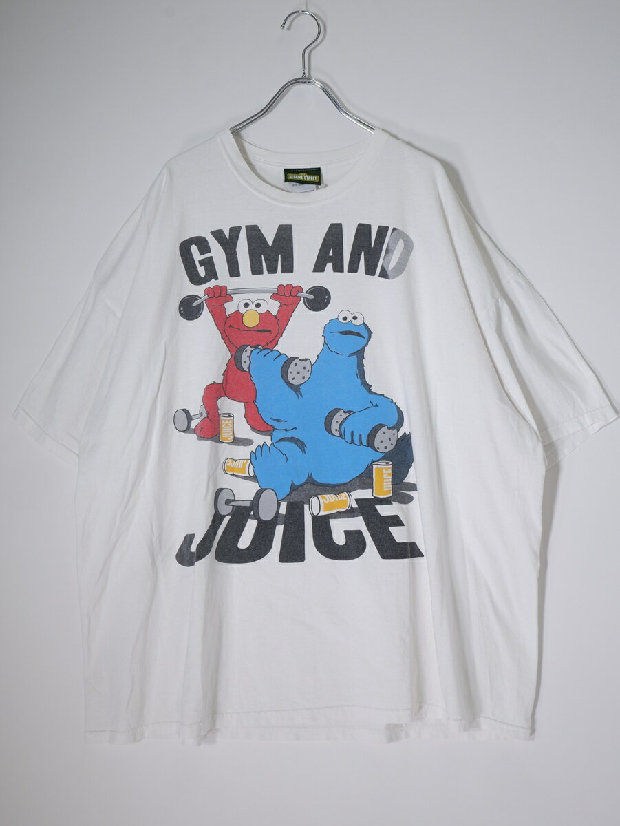 Rakuten - VINTAGE.ヴィンテージ品 2010年 エルモ クッキーモンスター セサミストリート Tシャツ【MTSA82187】【ホワイト】【3XL】【中古】【沖縄.離島以外 送料無料】【DM260526】
