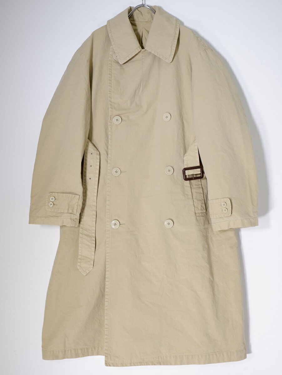 STAMMBAUMシュタンバウム L 039 Appartementアパルトモン別注2021AW Trench Coat(オーバーサイズ トレンチコート)【LCTA71188】【ベージュ】【フリー】【中古】【沖縄.離島以外 送料無料】【DM230404】