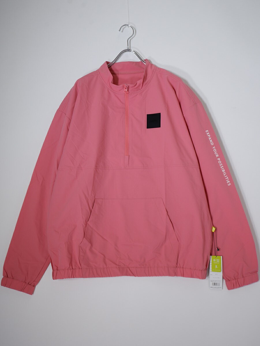 Rakuten - AddElmアドエルム LIGHT WOVEN PULL OVER JKT軽量プルオーバージャケット新品【MJKA79388】【ピンク】【XL】【未使用】【沖縄.離島以外 送料無料】【DM250915】