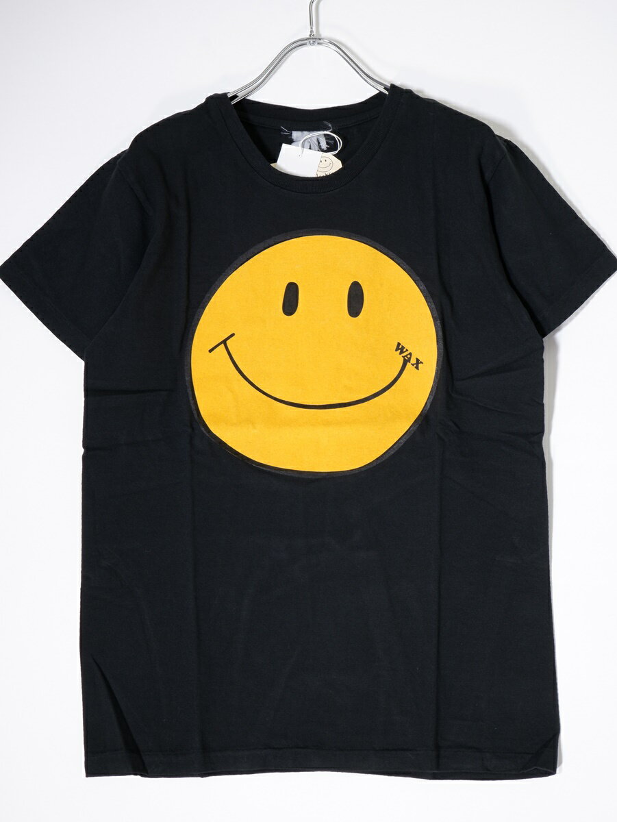 JACKSON MATISSE/ジャクソンマティス ×WAX 非売品フェルトスマイルTシャツ新品【LTSA52090】【ブラック】【XS】【未使用】【沖縄.離島以外 送料無料】【DM240415】