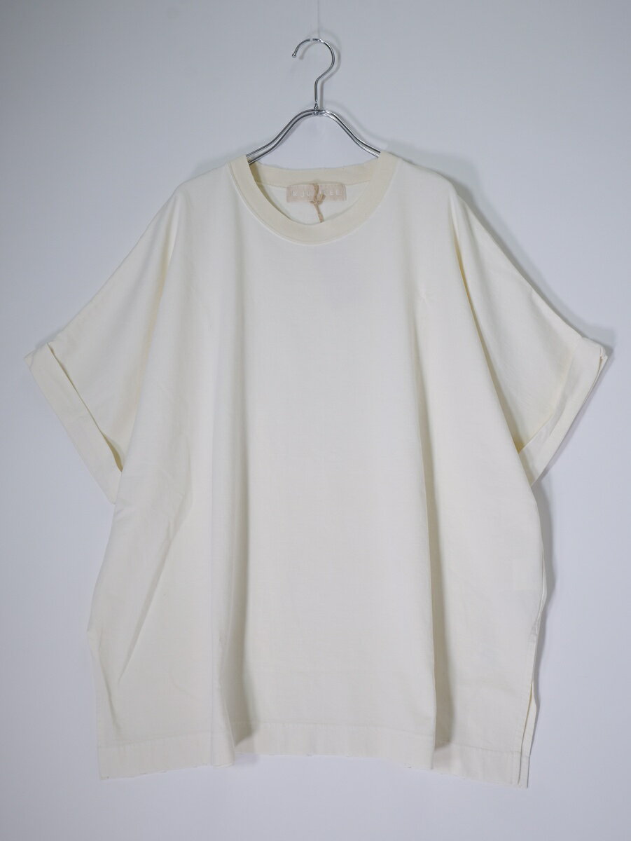 R JUBILEEアールジュビリー 2022SS L'Appartementアパルトモン別注Roll UP Over TeeオーバーサイズTシャツ新品【LTSA80990】【ナチュラル】【フリー】【未使用】【沖縄.離島以外 送料無料】【DM260224】