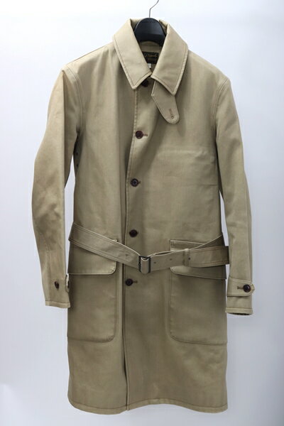 PHIGVEL MAKERS & Co.フィグベル CYCLIST COATラバーボンディングサイクリストコート【MCTA61490】【カーキ系】【38】【中古】【沖縄.離島以外 送料無料】【DM230207】