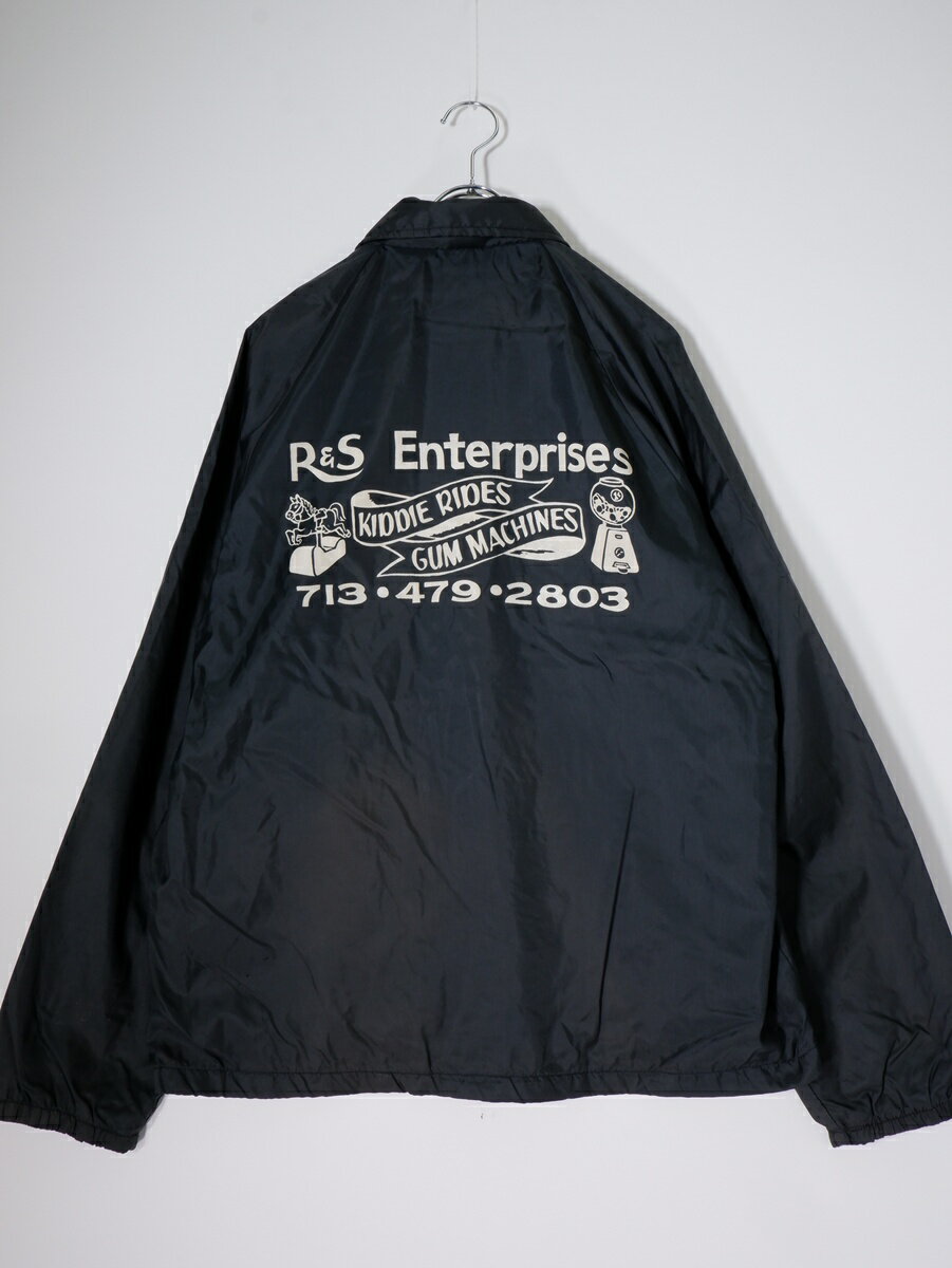 Rakuten - VINTAGE.ヴィンテージ品 Swingster 70年代 70’s グッドプリント コーチジャケット【MJKA82190】【ブラック】【L】【中古】【沖縄.離島以外 送料無料】【DM260526】