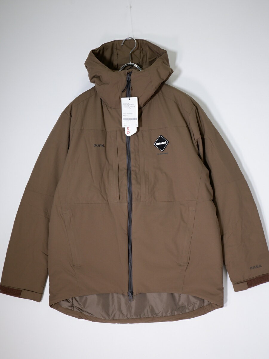 Rakuten - 【楽天スーパーSALE期間中ポイント5倍!】FCRBエフシーアールビーF.C.R.B. 2025AW INSULATION HOODED JACKETインサレーション フーデッドジャケット FCRB-252025新品【MJKA80891】【MOCHA】【L】【未使用】【沖縄.離島以外 送料無料】【DM260127】