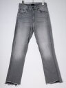 MOTHER/マザー Deuxieme Class購入 GREY INSIDER CROP STEP FRAYカットオフデニムパンツ【LDNA75592】【グレー】【26】【中古】【沖縄.離島以外 送料無料】【DM240716】