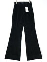 MADISON BLUEマディソンブルー FLARE SLACKS CORDUROY ハイウエストフレアコーデュロイパンツ【LPTA77892】【ブラック】【00】【中古】【沖縄.離島以外 送料無料】【DM250429】