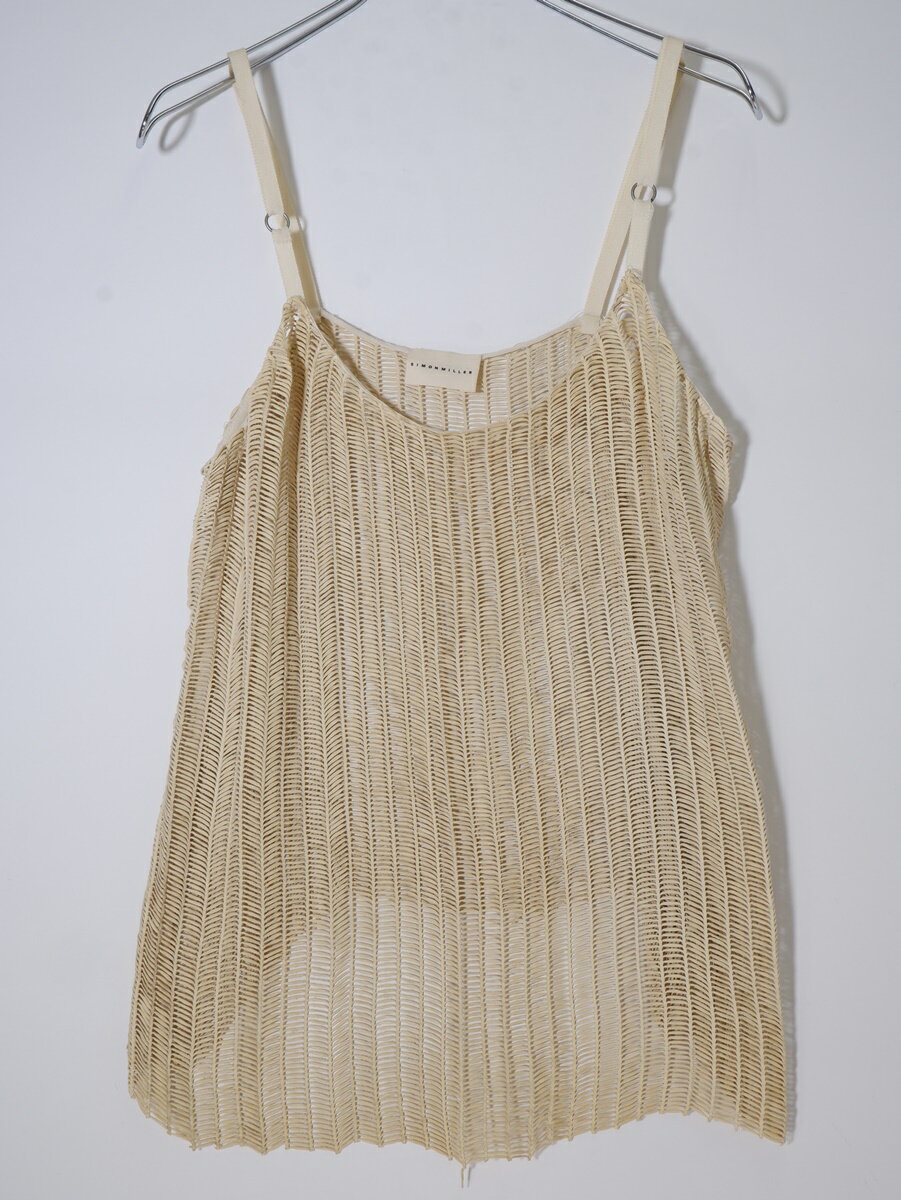 SIMON MILLERサイモンミラー L'Appartementアパルトモン取扱いカットレザーキャミソール トップス【LTS..