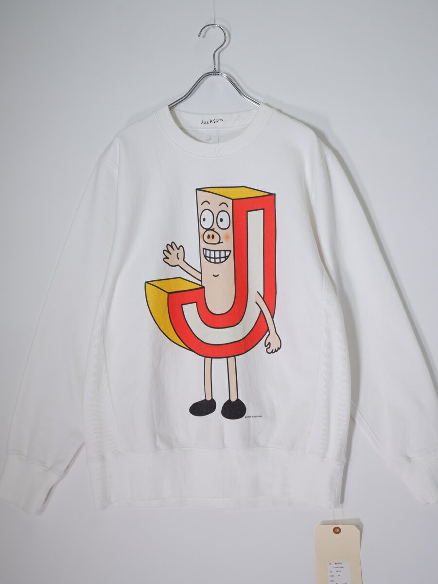 Rakuten - 【楽天スーパーSALE期間中ポイント5倍!】JACKSON MATISSEジャクソンマティス 2026SS P-chan Sweatスウェット新品【MTSA81992】【ホワイト】【M】【未使用】【沖縄.離島以外 送料無料】【DM260507】