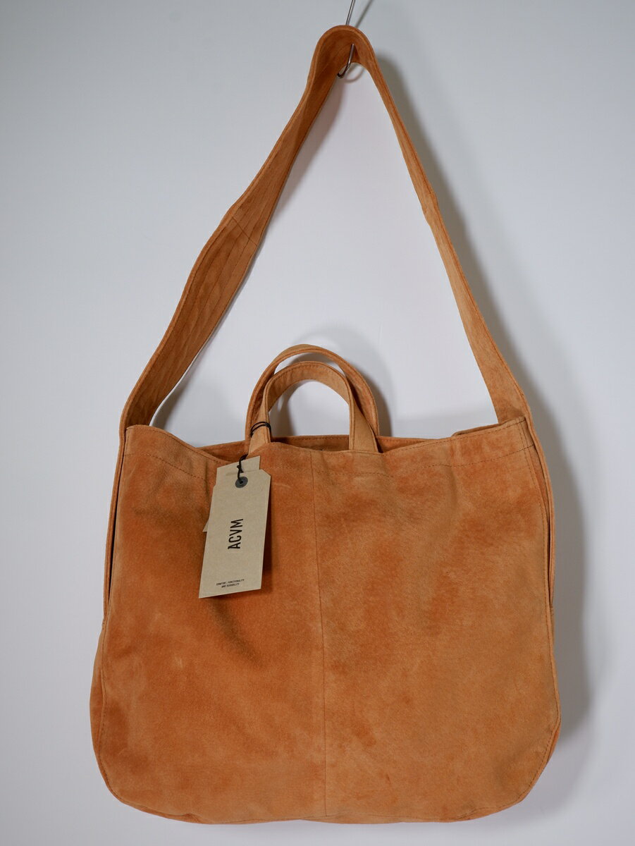 【楽天スーパーSALE期間中ポイント5倍 】Peanuts Coピーナッツ カンパニー ×ACVM(ADDICT CLOTHES)PIG SUEDE NEWSPAPER BAGスエードレザー ニュースペーパーバッグ【MBGA82193】【LIGHT BROWN】【-】【未使用】【沖縄.離島以外 送料無料】【DM260526】