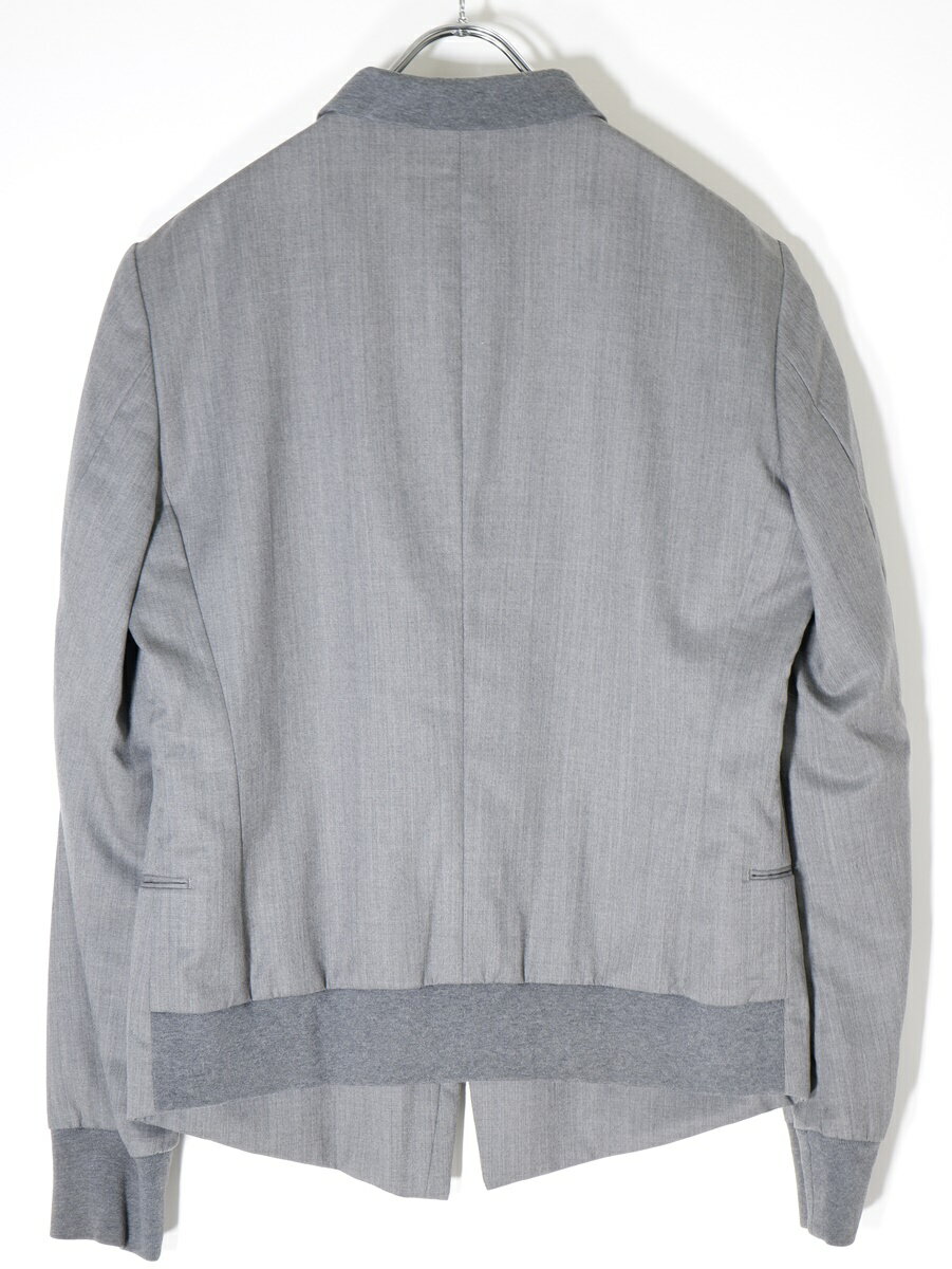 Paul Smithポールスミス メインライン フルジップテーラードデザインジャケット【MJKA67893】【グレー】【S】【中古】【沖縄.離島以外 送料無料】【DM220420】