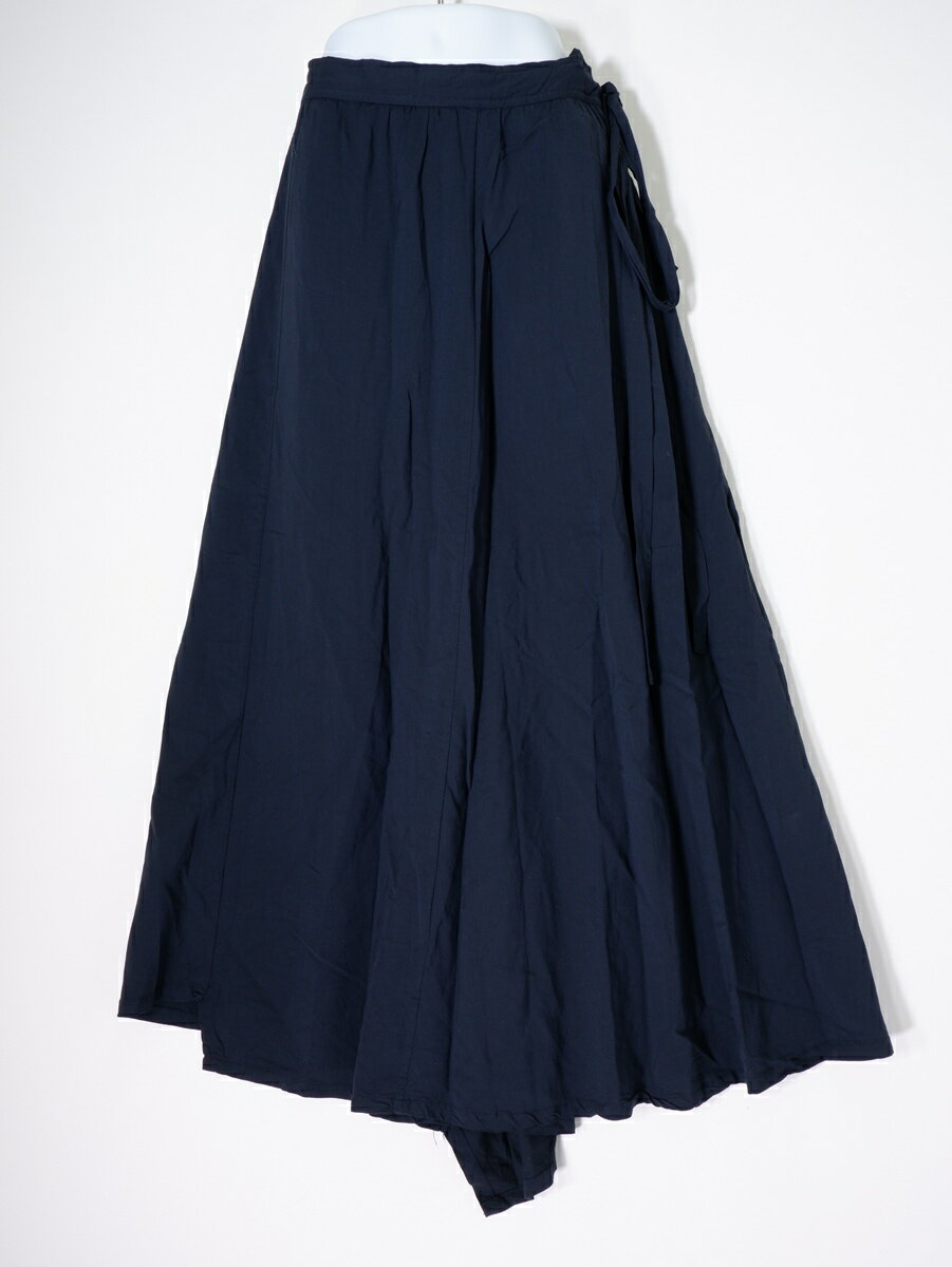 bassikeベイシーク ストレッチボリュームスカート【LSKA80494】【ネイビー】【XS/S】【中古】【沖縄.離島以外 送料無料】【DM260210】