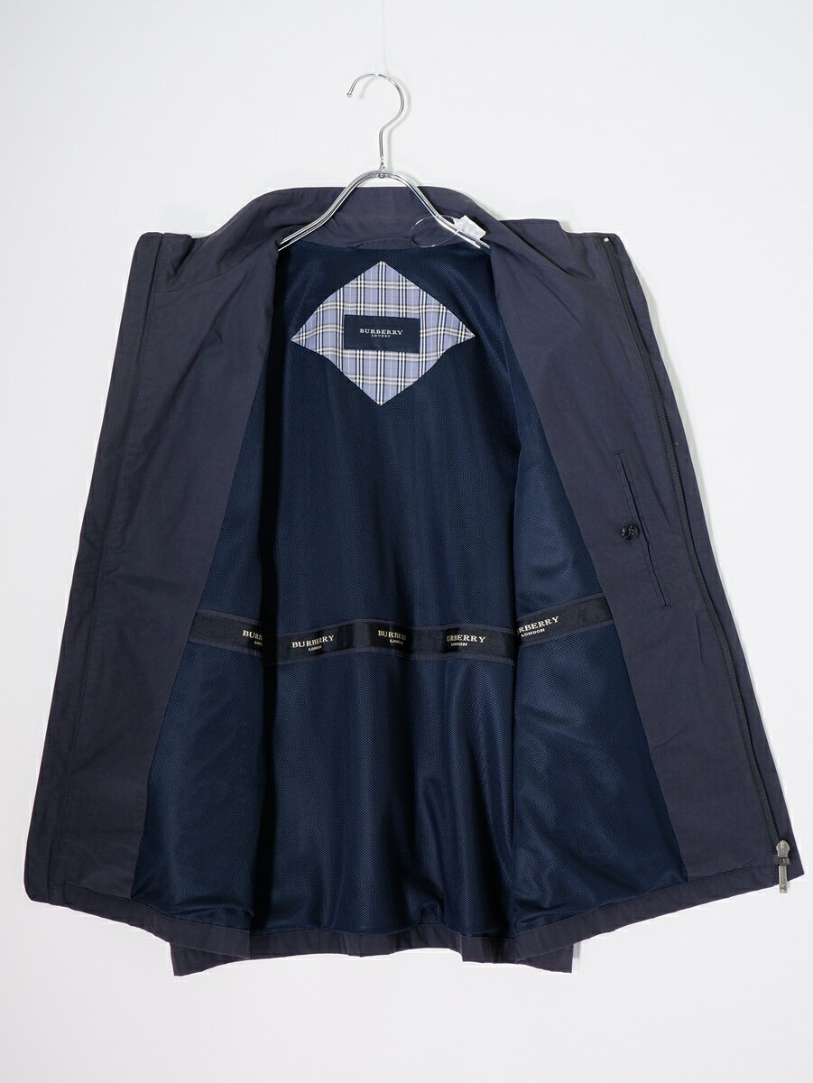 楽天 期間中 ! BURBERRY LONDONバーバリー ロンドン 日本製 コットンナイロン スタンドカラーベスト ジャケット filt-10063968 ブランド古着の買取販売 渋谷FILT サンプル画像3