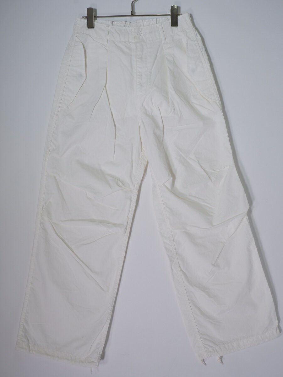 MUSE de Deuxieme Classeミューズ ドゥ ドゥーズィエムクラス 2023AW military カーゴパンツ【LPTA80695】【ホワイト】【36】【中古】【沖縄.離島以外 送料無料】【DM260127】