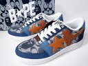 【楽天スーパーSALE期間中ポイント5倍!】A BATHING APEア ベイシング エイプBAPE ×COACHコーチ BAPESTAベイプスタ CHAMBRAY新品【MFWA79095】【CHAMBRAY】【US9.5(27.5cm)】【未使用】【沖縄.離島以外 送料無料】【DM250826】